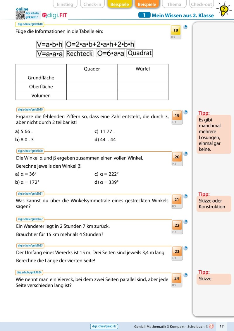 Genial! Mathematik Kompakt 3 IKT v2.3
