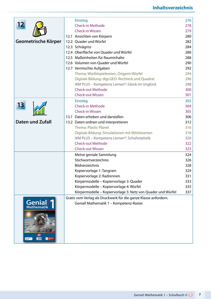 Genial! Mathematik 1 - eSquirrel Klassenlizenz