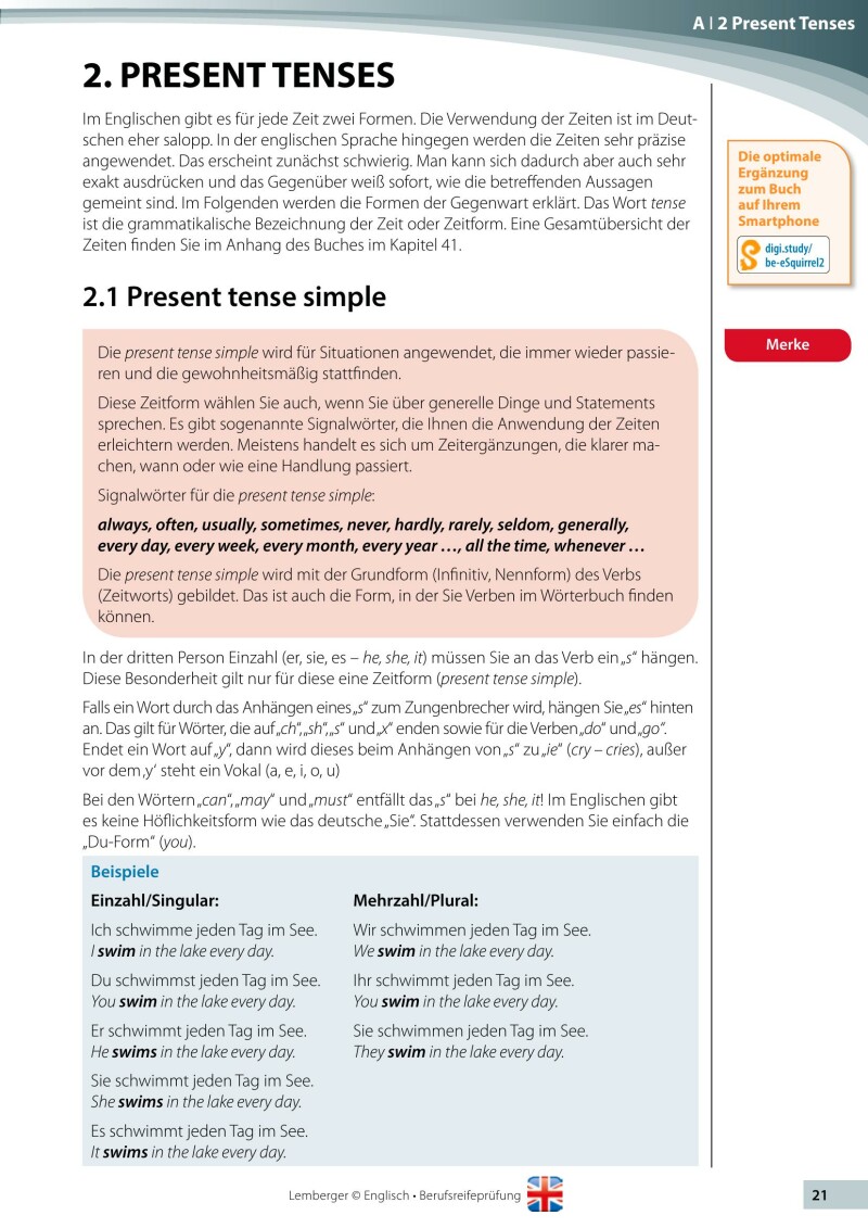 Berufsreifeprüfung Englisch - Erarbeitungsteil