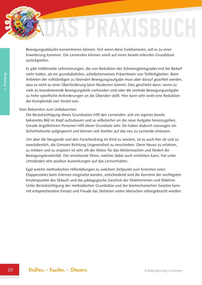 Driften-Kanten-Steuern – Das Praxisbuch für den Skilauf – Version Naturfreunde Jugend