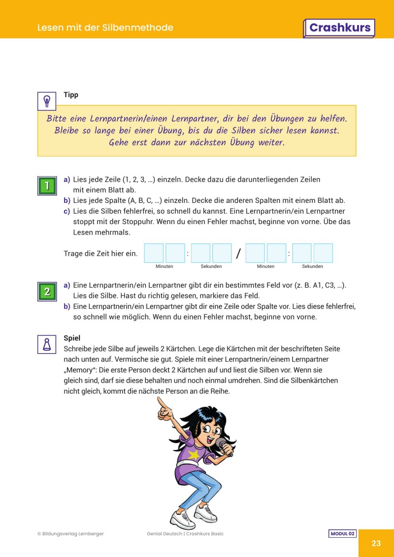 Genial! Deutsch – Crashkurs Lesen: Schulbuch Basic Edition LP’23 v.1.1