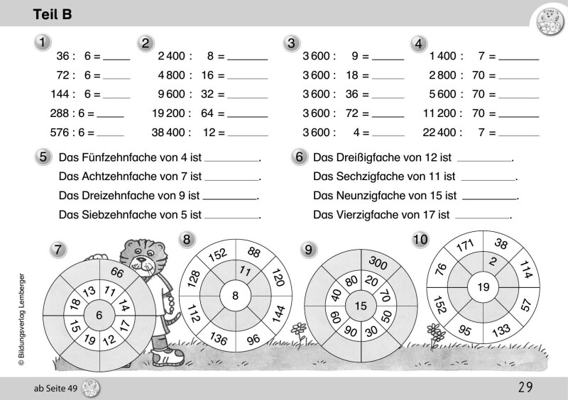 Mathetiger 4 NEU - Schulbuch Tigertrainer - Teil B (für das 2. Semester)