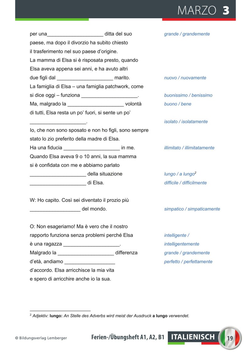 Ferien-Freizeit-Heft Italienisch A1, A2, B1 mit mp3-Dateien