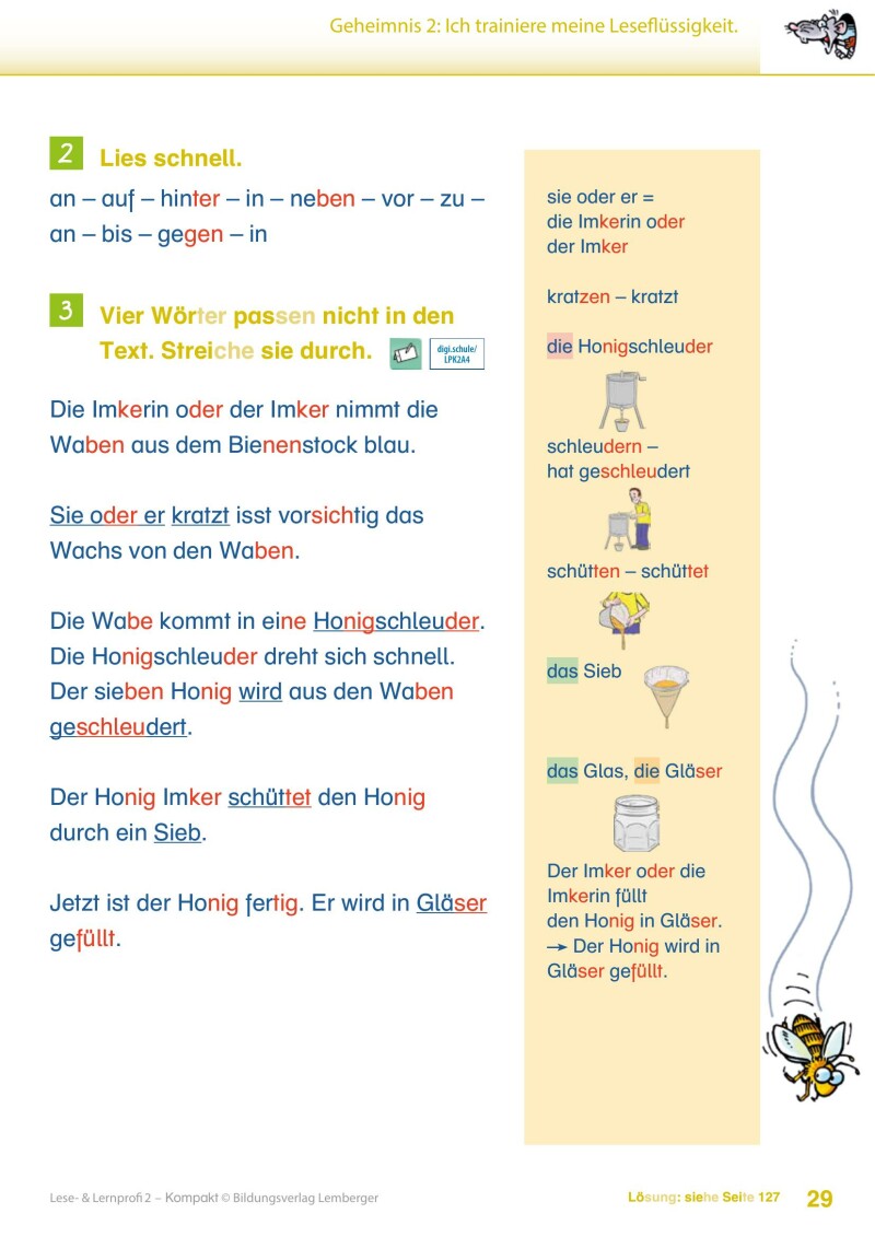 Lese- und Lernprofi 2 KOMPAKT LP’23 v1.1 / Schulbuch – silbierte Ausgabe