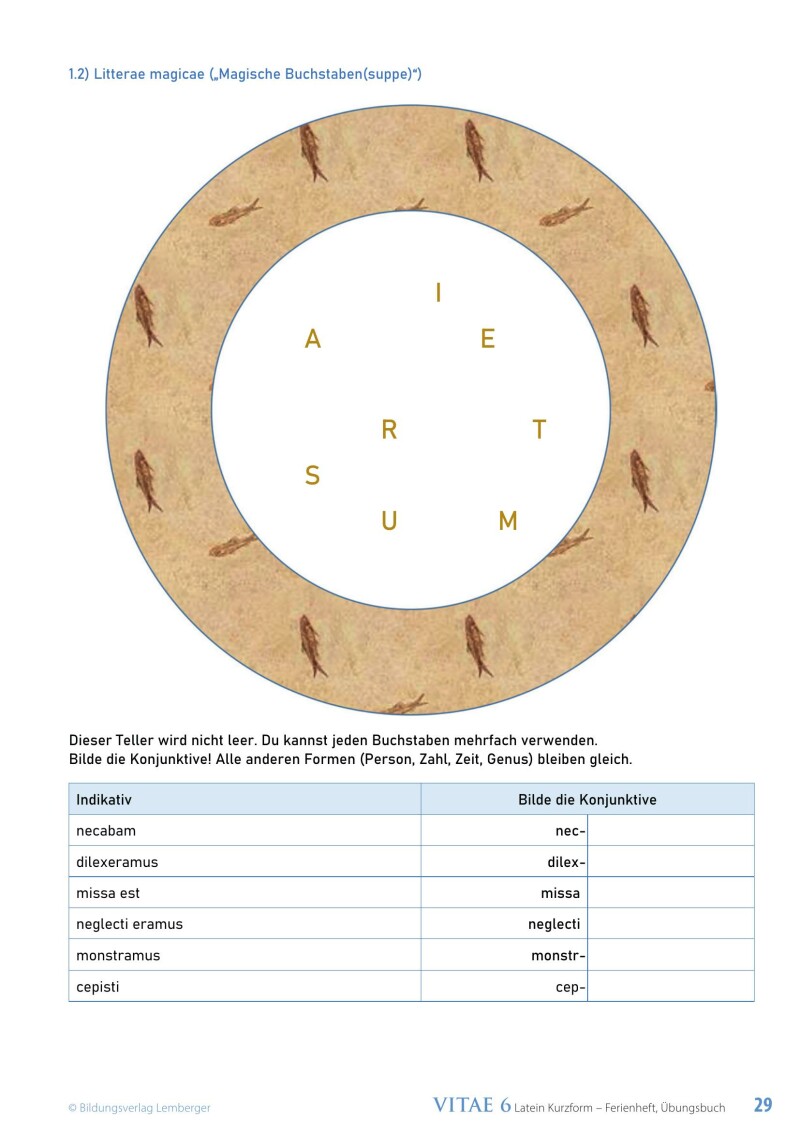 Vitae 6 / Ferienheft / Übungsbuch