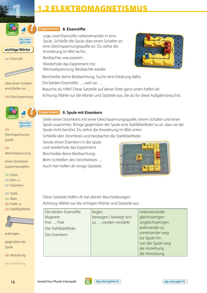 Genial! DUO Physik 4 – KOMPAKT v1.1 (mit Wortschatzheft und Lösungsheft)