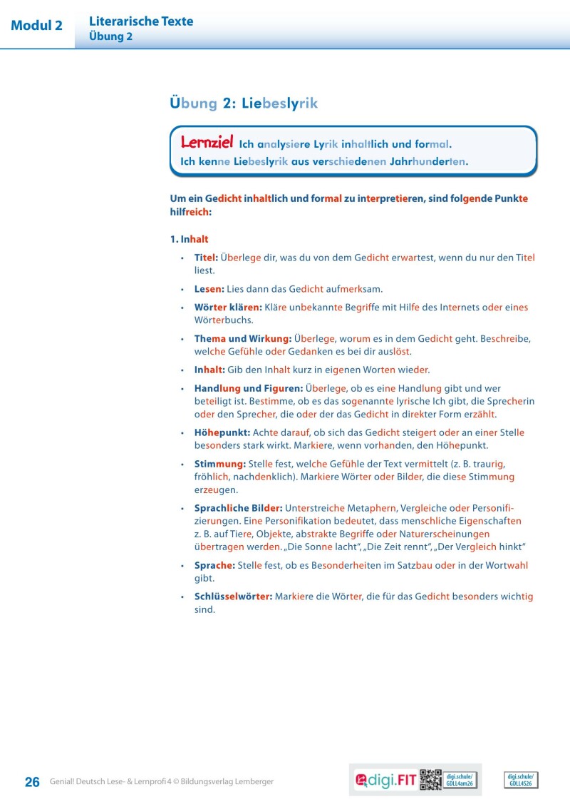 Genial! Deutsch 4 – Lese- und Lernprofi IKT LP’23 v.1.1 / Schulbuch silbierte Ausgabe