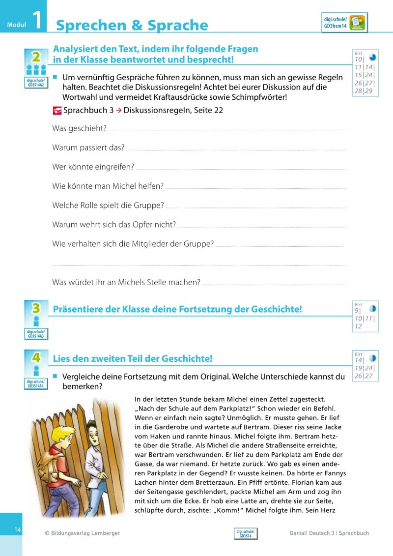 Genial! Deutsch 3 - eSquirrel Klassenlizenz