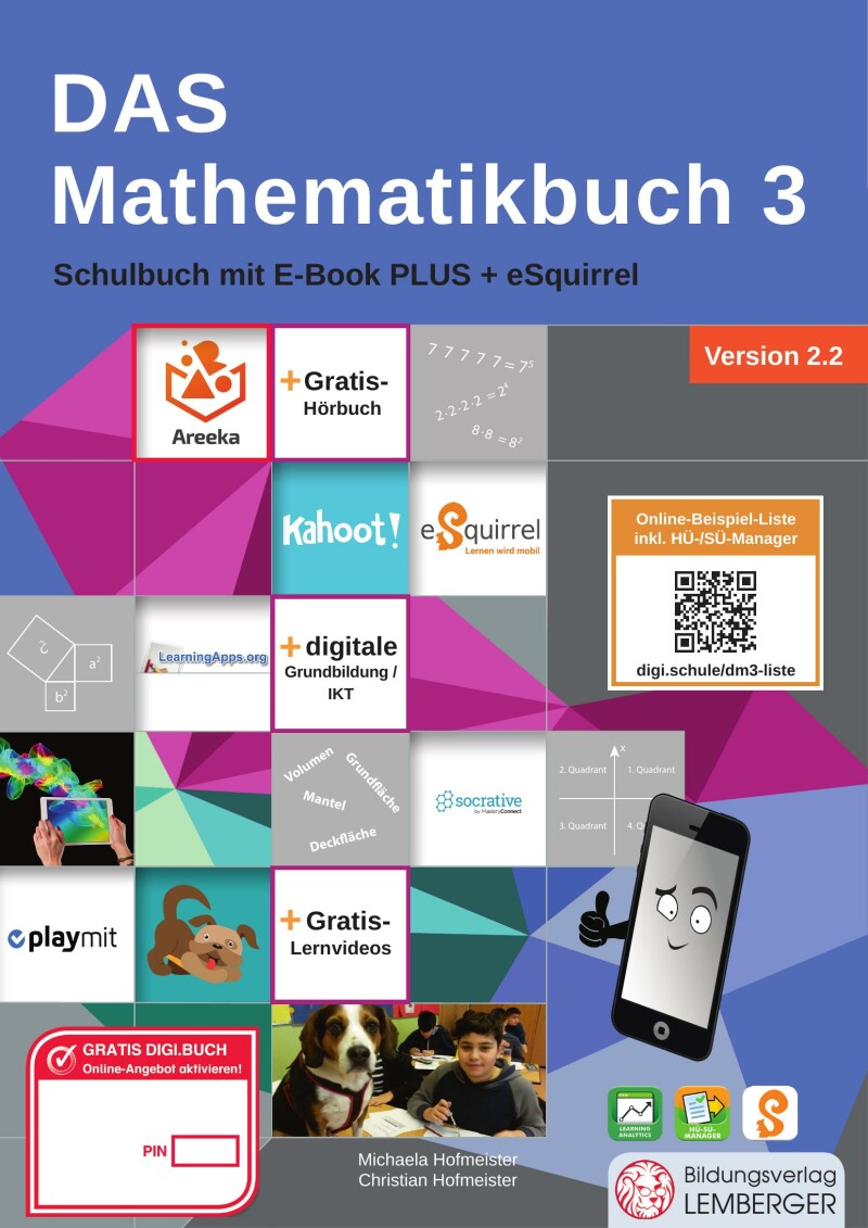 DAS Mathematikbuch 3 IKT v2.2 PLUS-Lizenz mit eSquirrel