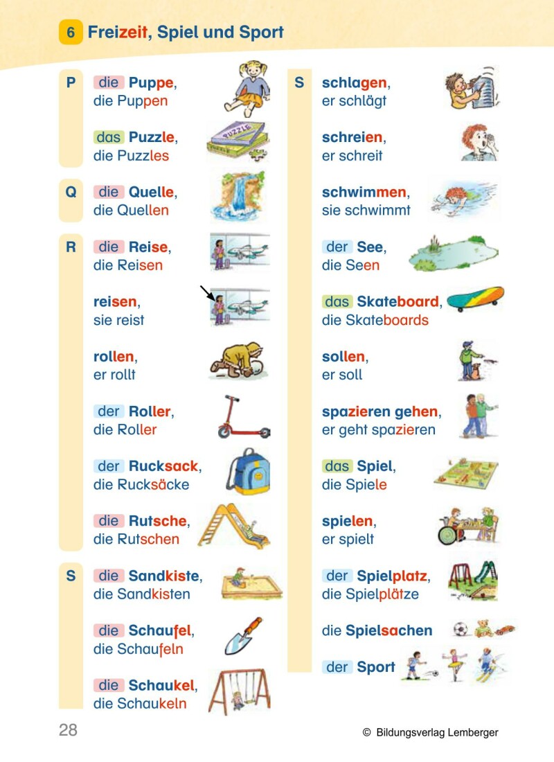 INDIGO - DaZ-Silben-Themen-Wörterbuch: Differenziertes Wörterbuch mit illustrierten Themen und Grundwortschatz