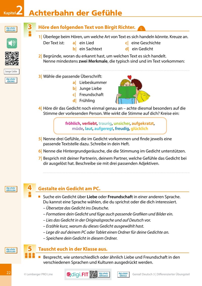 Genial! Deutsch 3 – Sprachbuch IKT LP’23 v.1.1 / Differenzierter Übungsteil