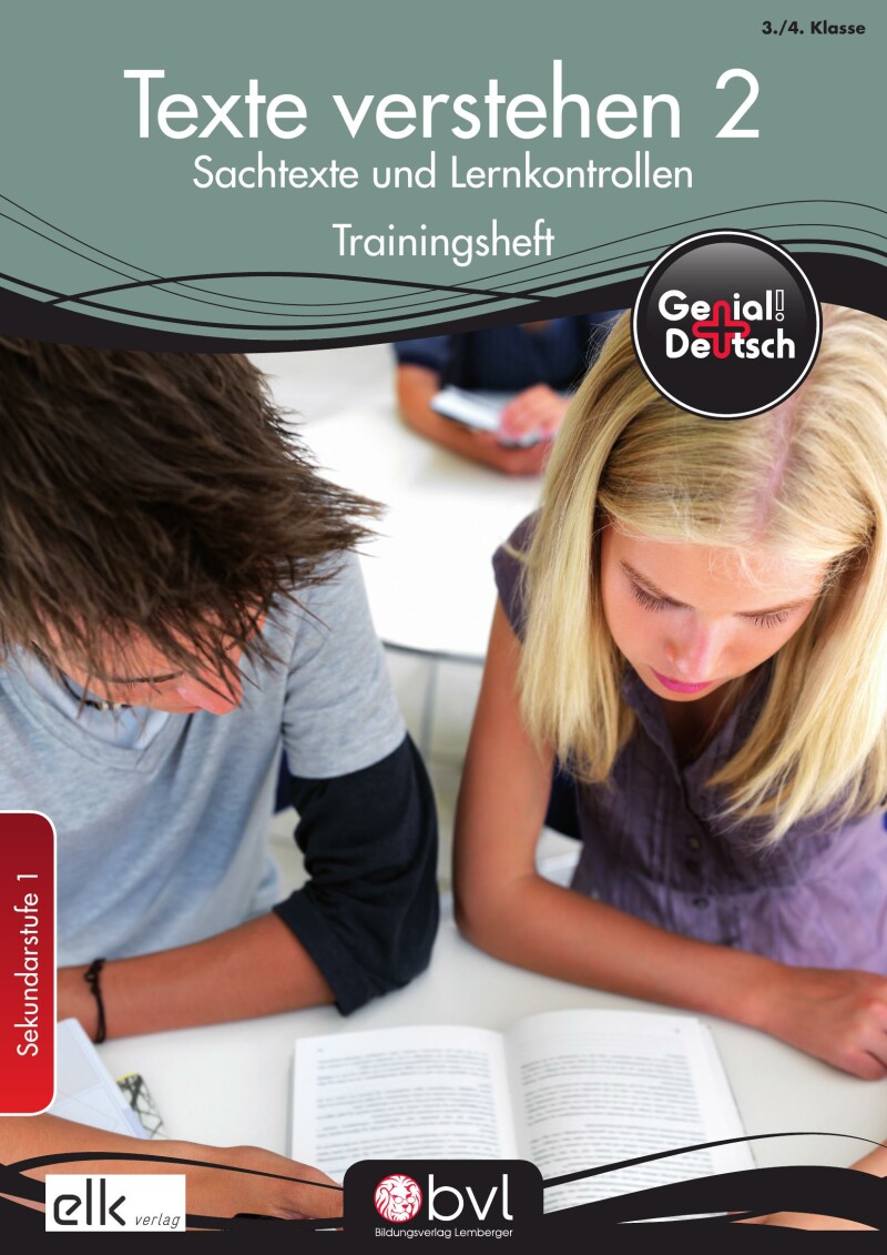 Genial! Deutsch – Trainingsheft Texte verstehen 2 – Sachtexte und Lernkontrollen – Sek 1