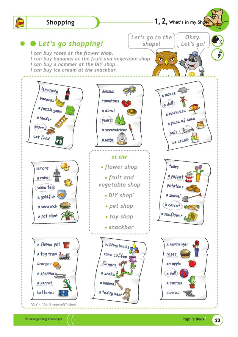 1,2, What's in my Shoe? - Pupil's Book 4