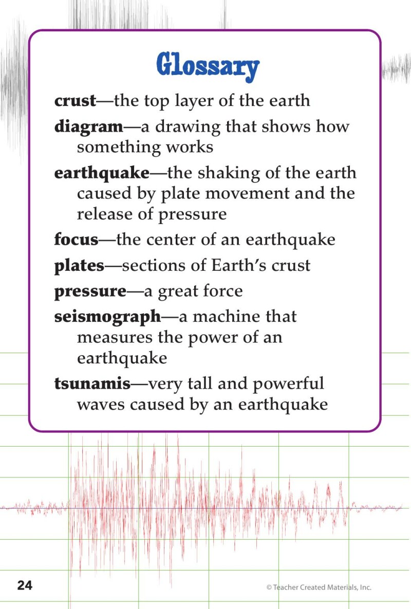 A1 – Earthquakes!