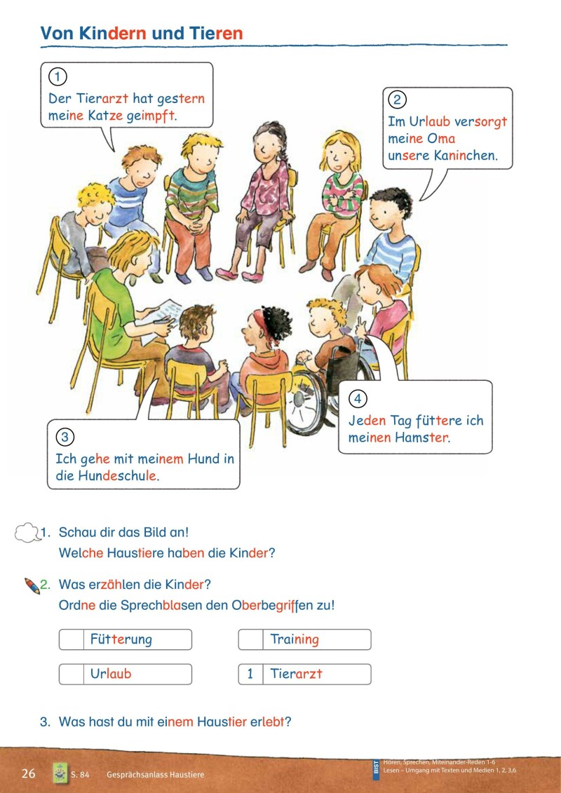 ABC der Tiere 3 - Schulbuch Kompaktausgabe: Spracharbeitsheft B (2. Semester)