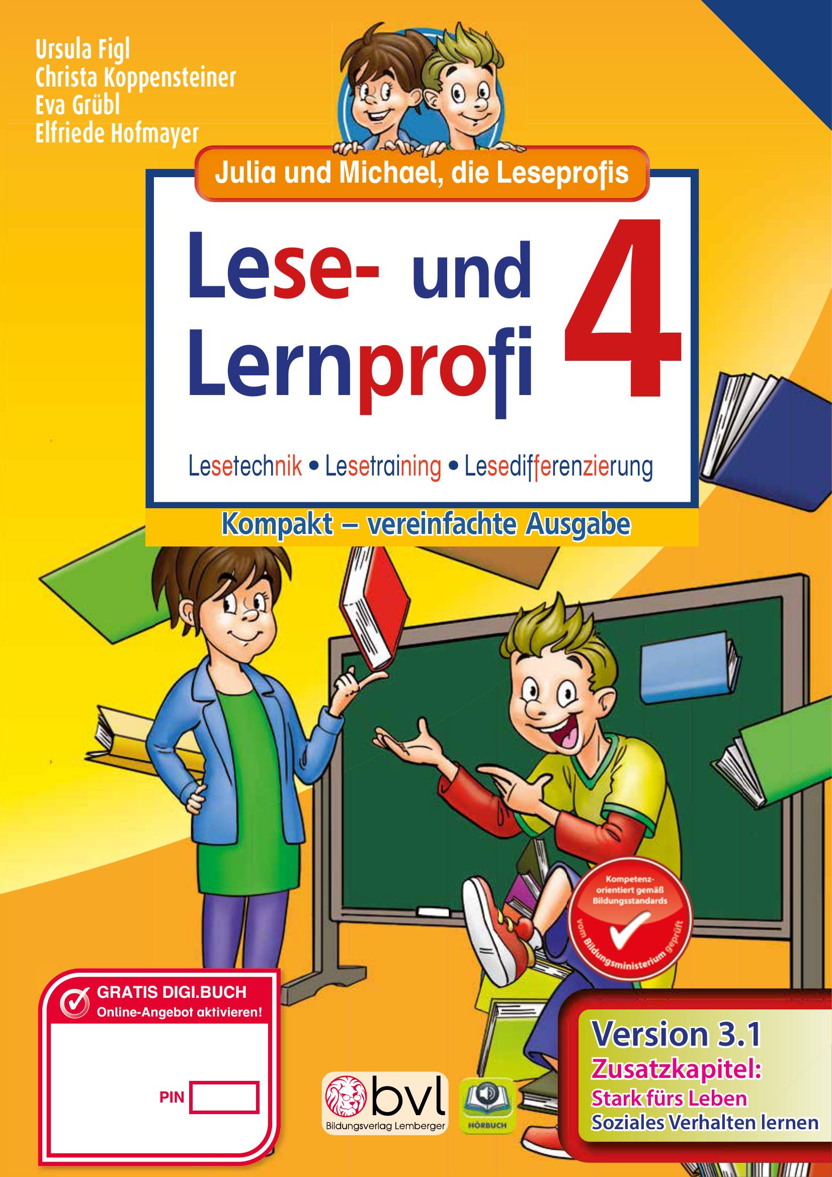 Lese- und Lernprofi 4 KOMPAKT – Schulbuch mit Silbenschrift v1.0