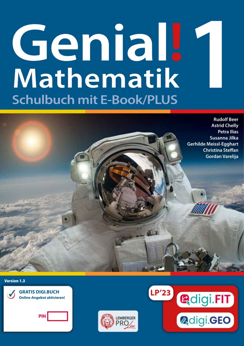 Genial! Mathematik 1 – Schulbuch IKT LP‘23 v.1.3