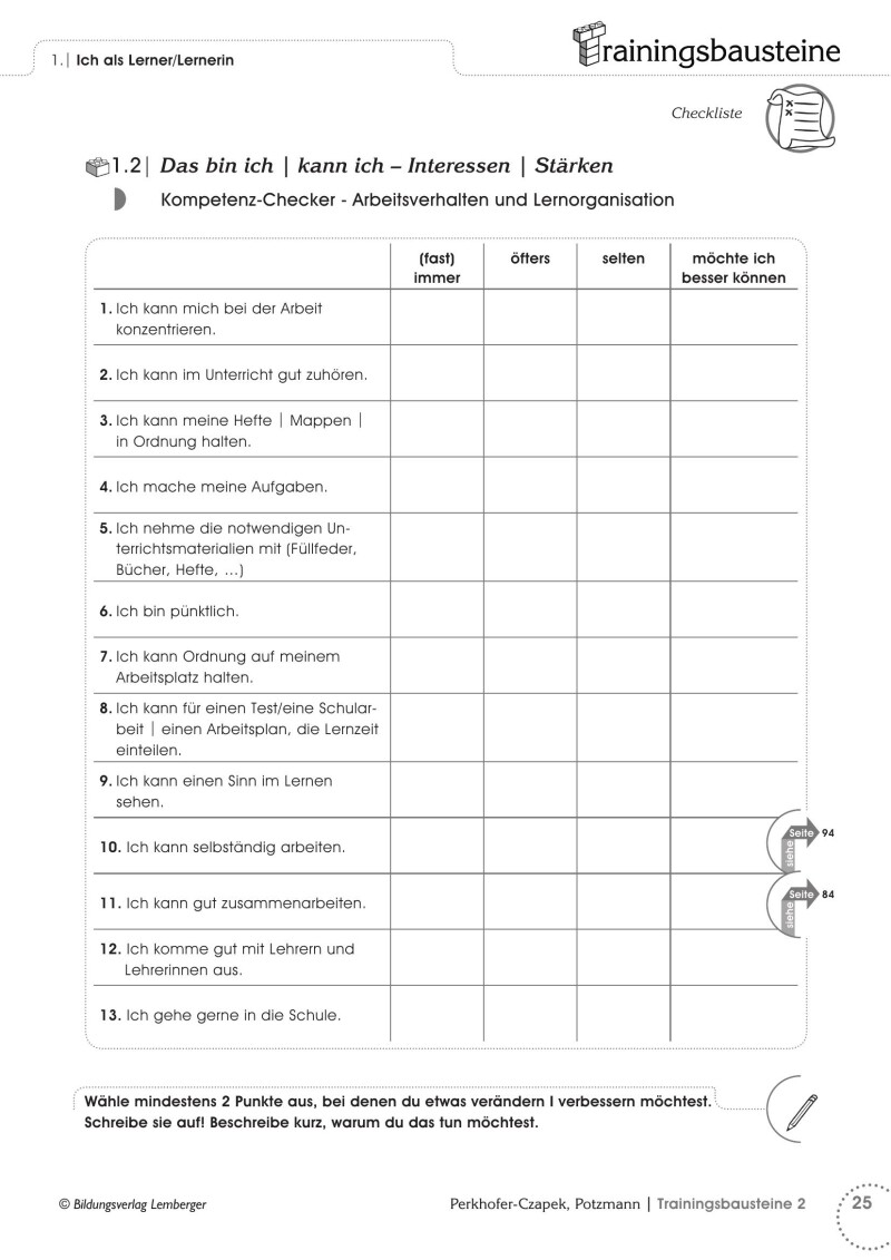 Kompetenz Lernen® - future training - Trainingsbausteine 2