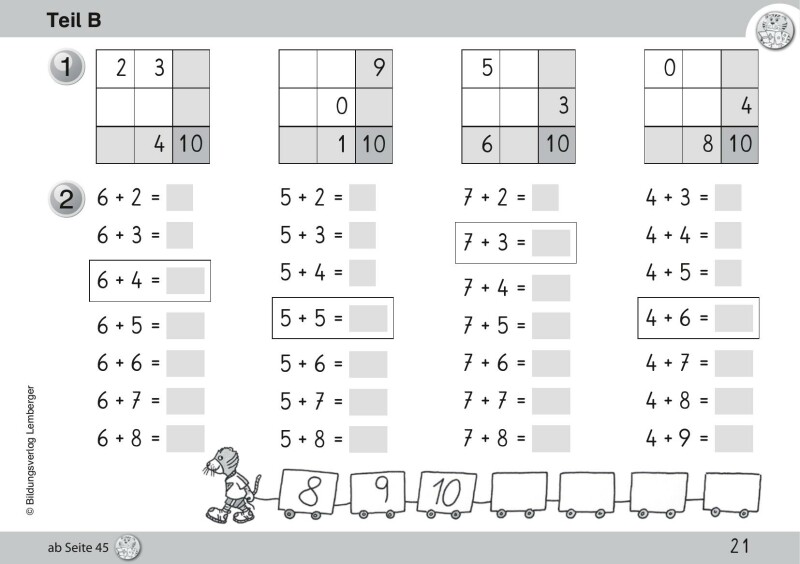 Mathetiger 1 NEU – Schulbuch Tigertrainer – Teil B (für das 2. Semester) – Classic