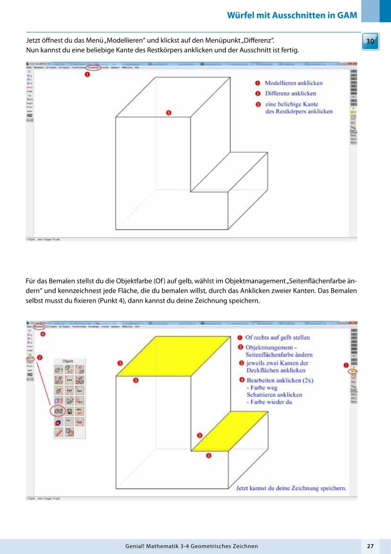 Genial! Mathematik 3-4 – Geometrisches Zeichnen – Schulbuch LP’23