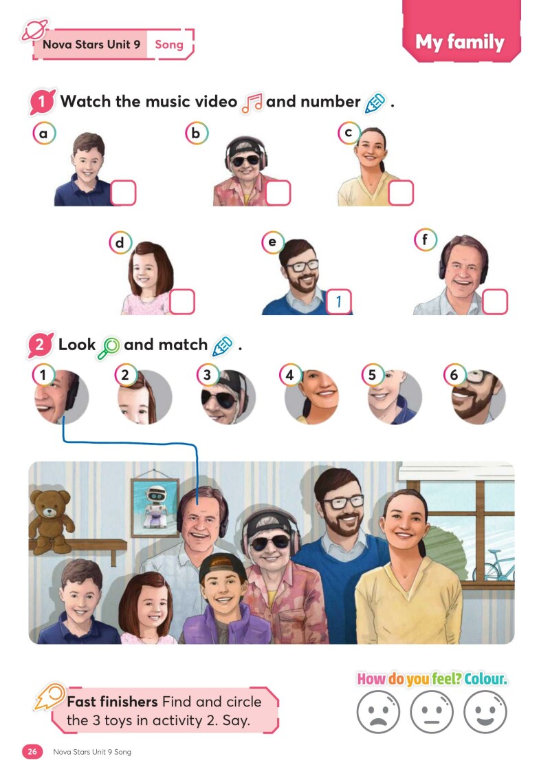 Planet Pop: Workbook 1 - Arbeitsblätter für SchülerInnen, Planet Pop - Units 1 - 29