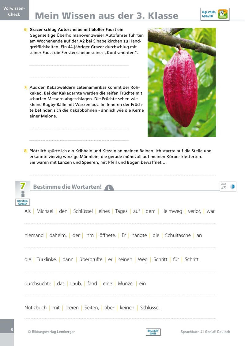 Genial! Deutsch 4 – Sprachbuch IKT: Schulbuch