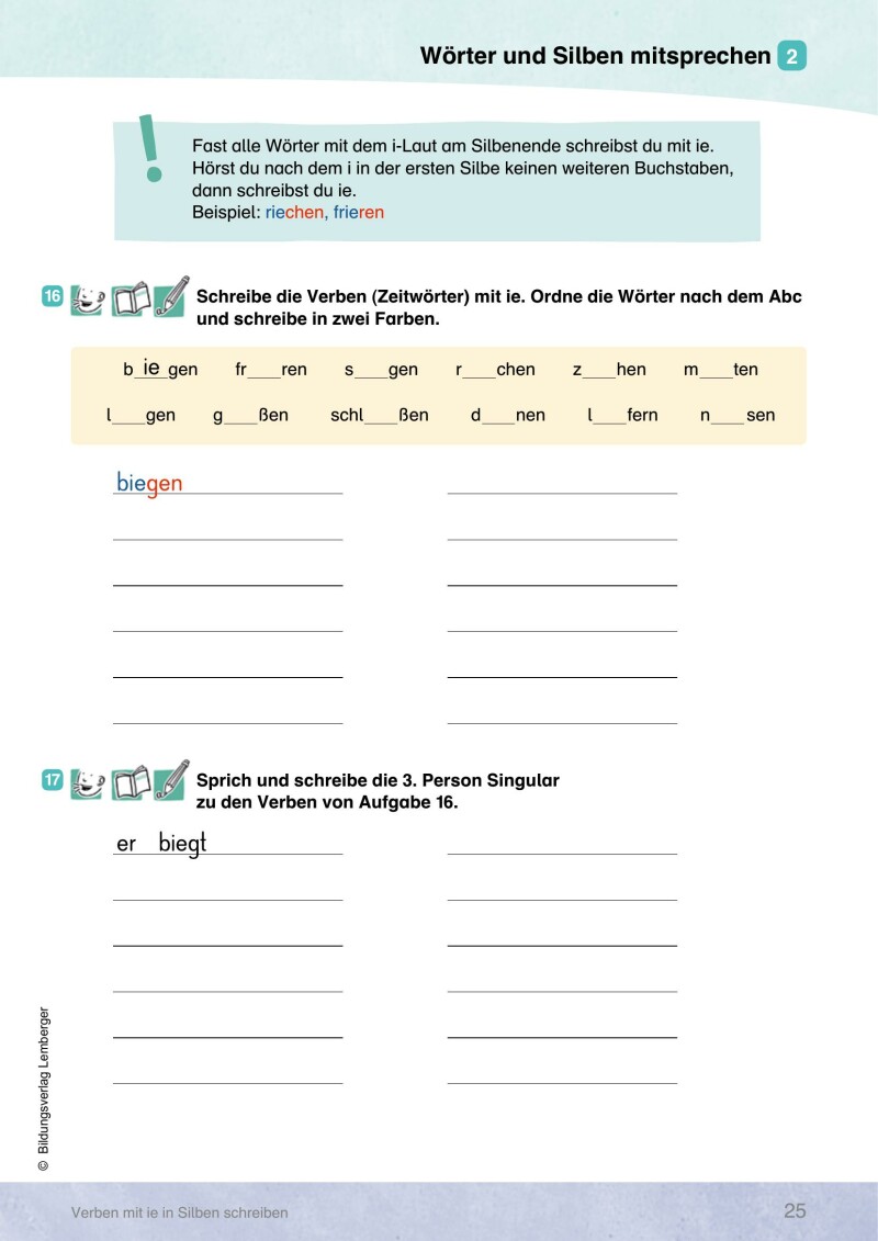 INDIGO - Silben-Themen-Wörterbuch: Arbeitsheft 3 - Rechtschreiben