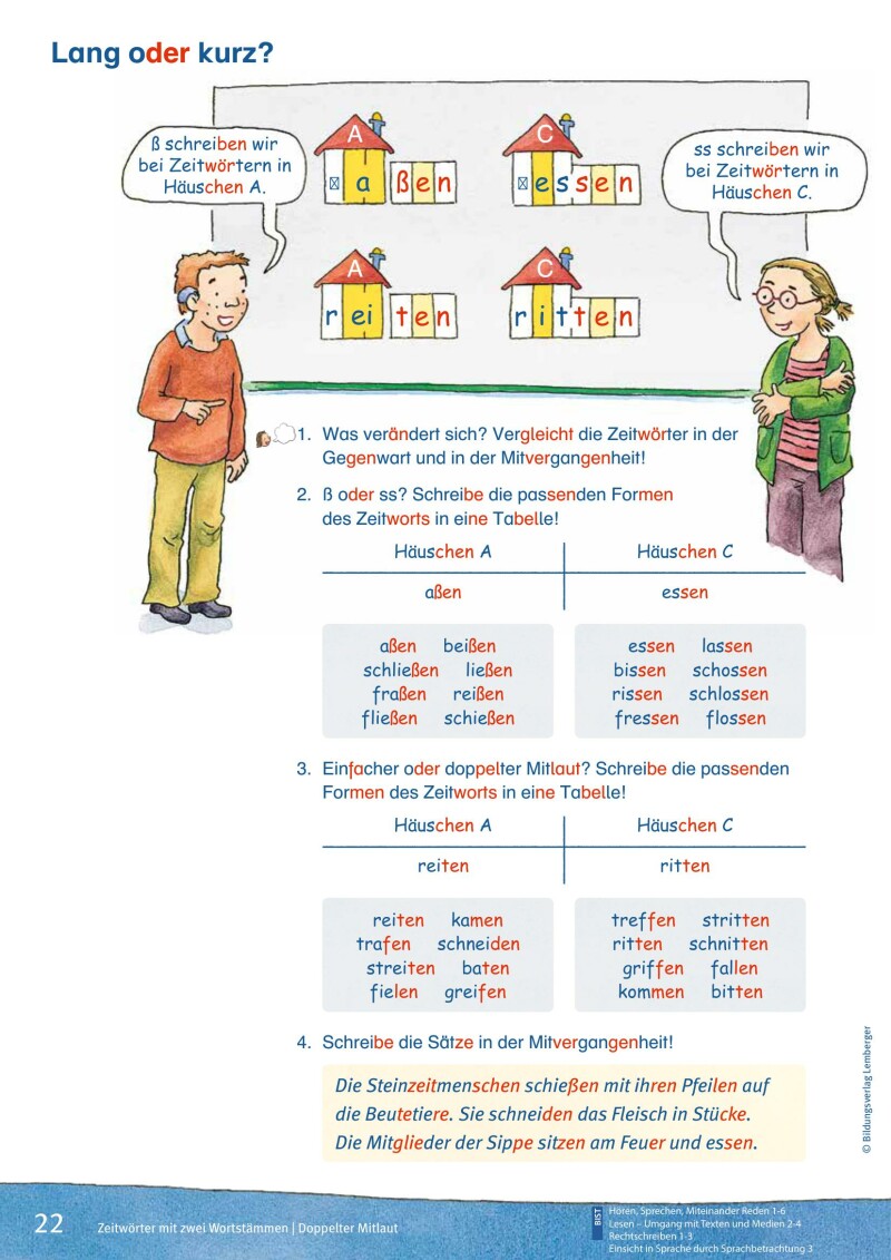 ABC der Tiere 4 - Schulbuch: Sprachbuch NEU - Silbenausgabe