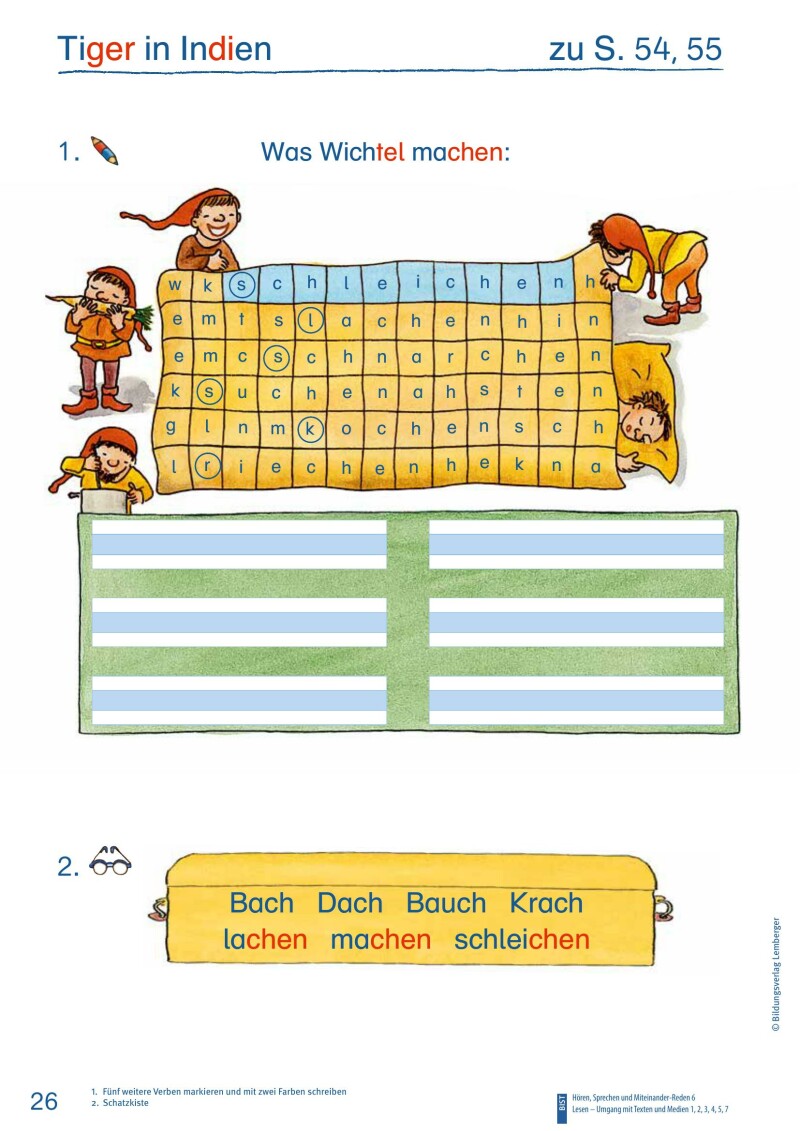 ABC der Tiere 1 – Schulbuch: Lesen in Silben – Arbeitsheft – Teil B LP‘23 v1.1