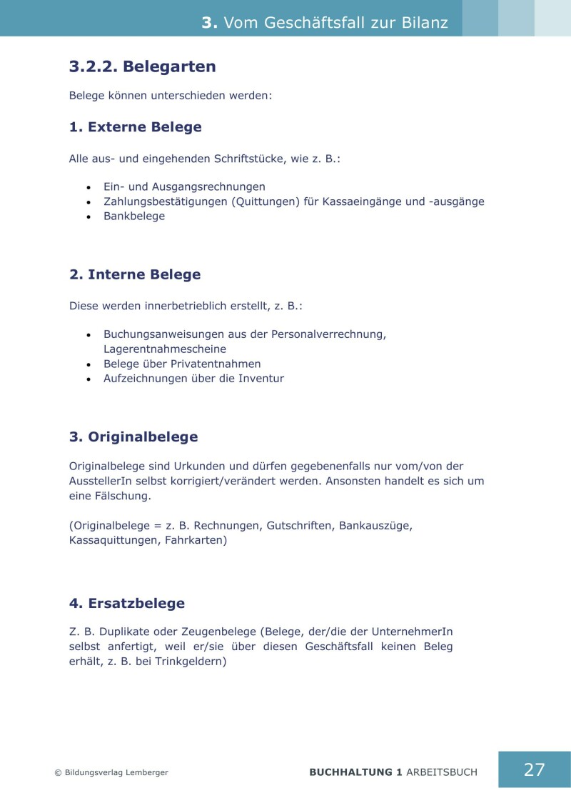 Buchhaltung 1 - Arbeitsbuch mit Lösungen