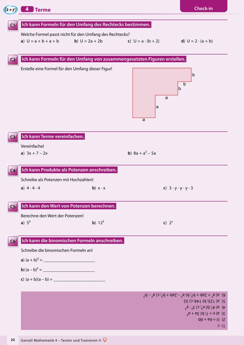 Genial! Mathematik 4 – Testen und Trainieren_LP’23