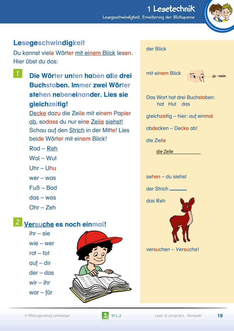 Lese- und Lernprofi 4 KOMPAKT – Schulbuch mit Silbenschrift v1.0