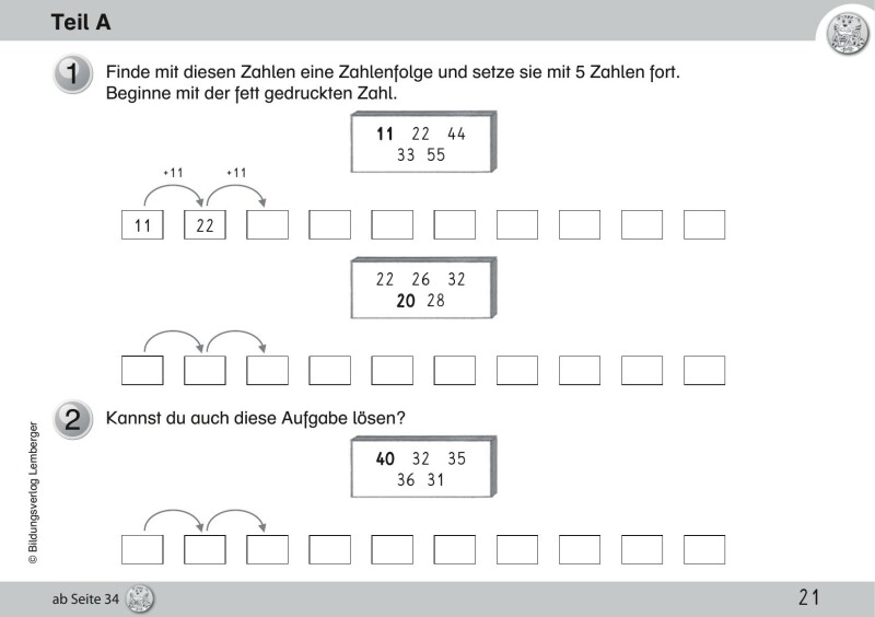 Mathetiger 2 NEU – Schulbuch Tigertrainer – Teil A (für das 1. Semester) – Classic