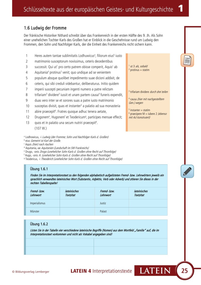 Vitae - Interpretationstexte Band 4 (für Latein vierjährig)