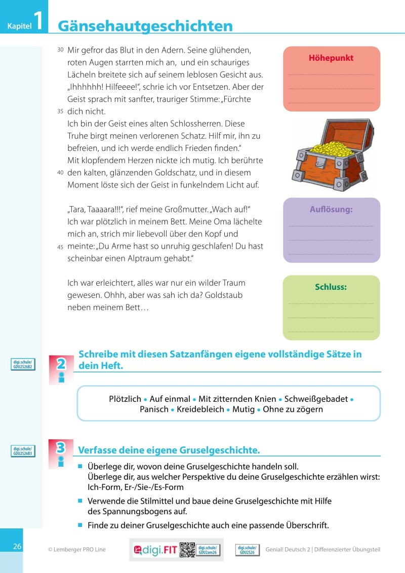 Genial! Deutsch 2 – Sprachbuch IKT LP’23 v.1.2 / Differenzierter Übungsteil