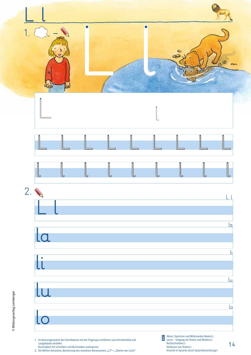 ABC der Tiere 1: Schreiblehrgang Grundschrift