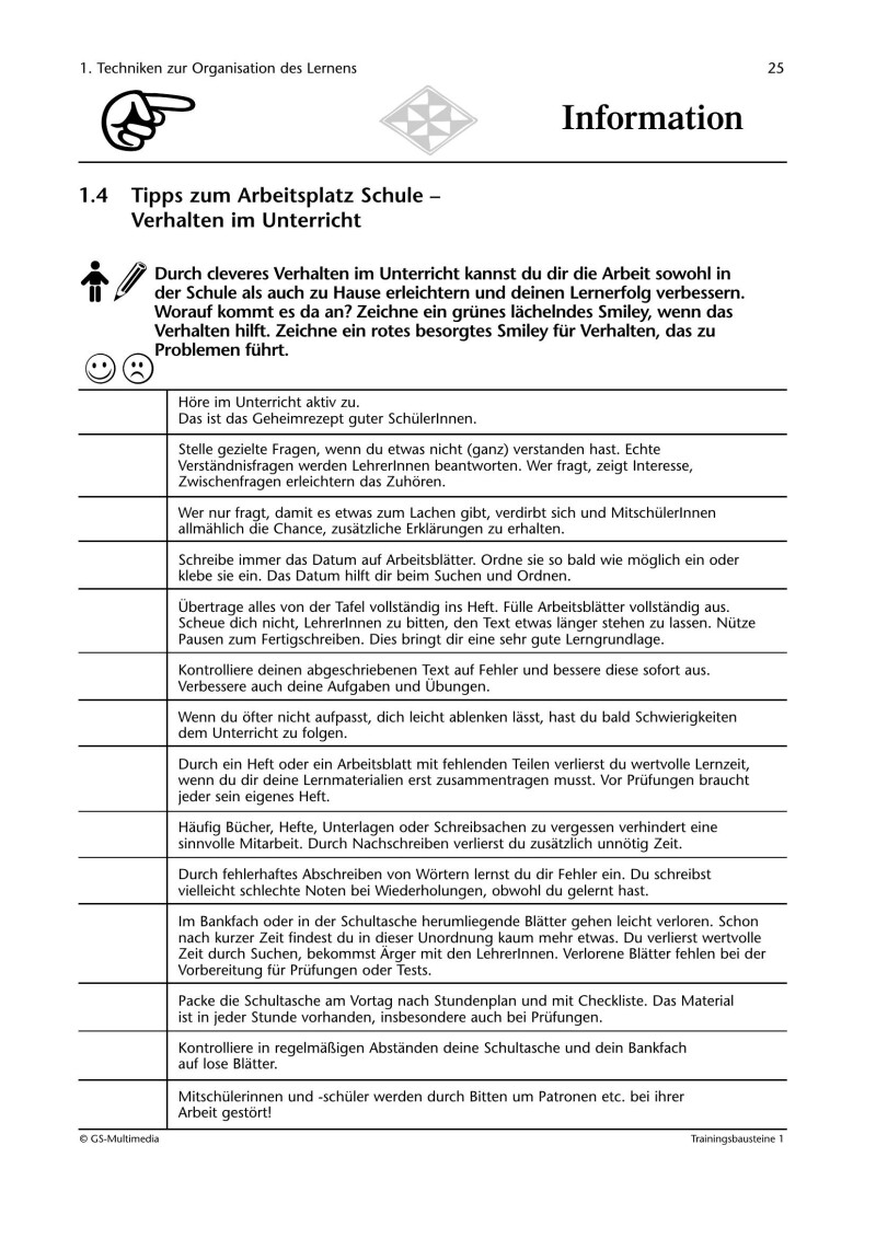 Kompetenz Lernen® – future training – Trainingsbausteine 1