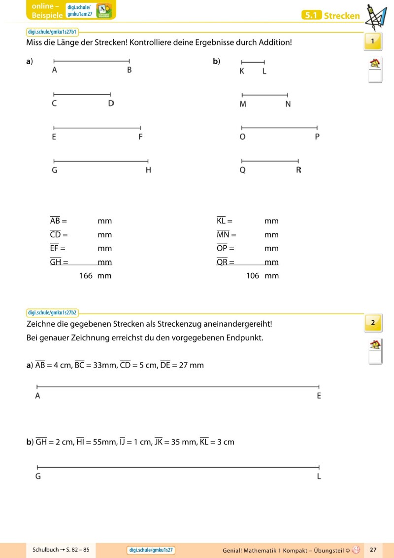 Genial! Mathematik 1 - Kompakt IKT v2.1 – Übungsteil Classic