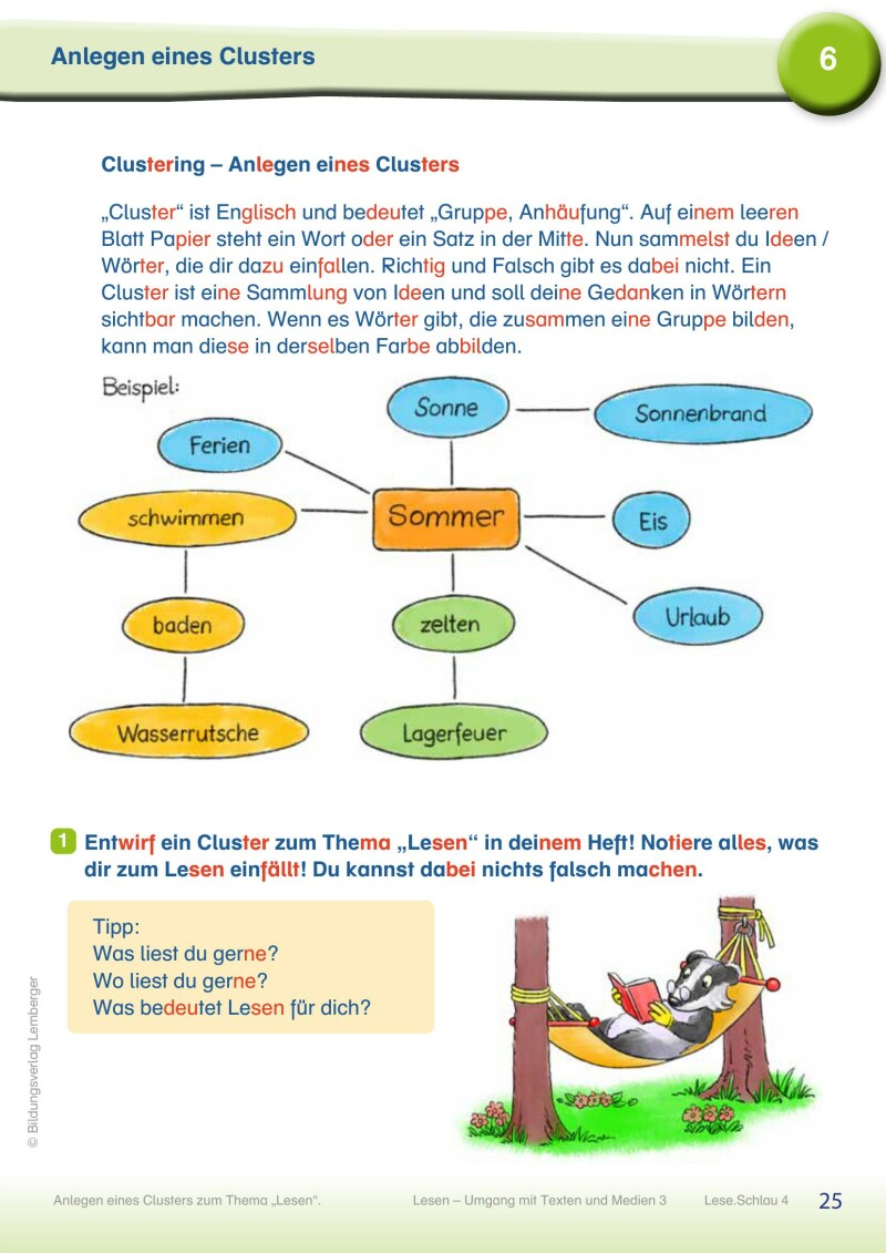 Lese.Schlau 4 - Lesebuch mit Silbenschrift
