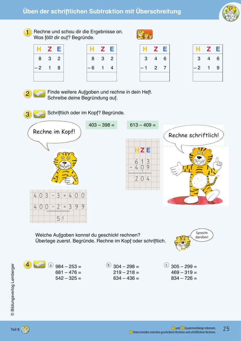 Mathetiger 3 - Schulbuch Teil B (für das 2. Semester)