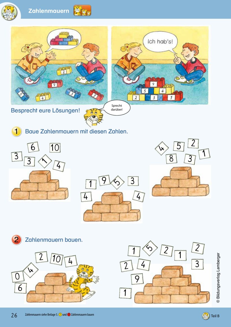 Mathetiger 1 NEU – Schulbuch Teil B (für das 2. Semester) – Classic