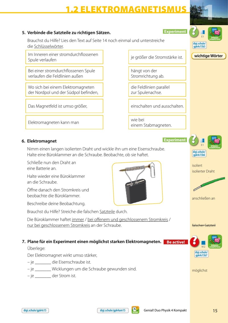 Genial! DUO Physik 4 – KOMPAKT v1.1 (mit Wortschatzheft und Lösungsheft)