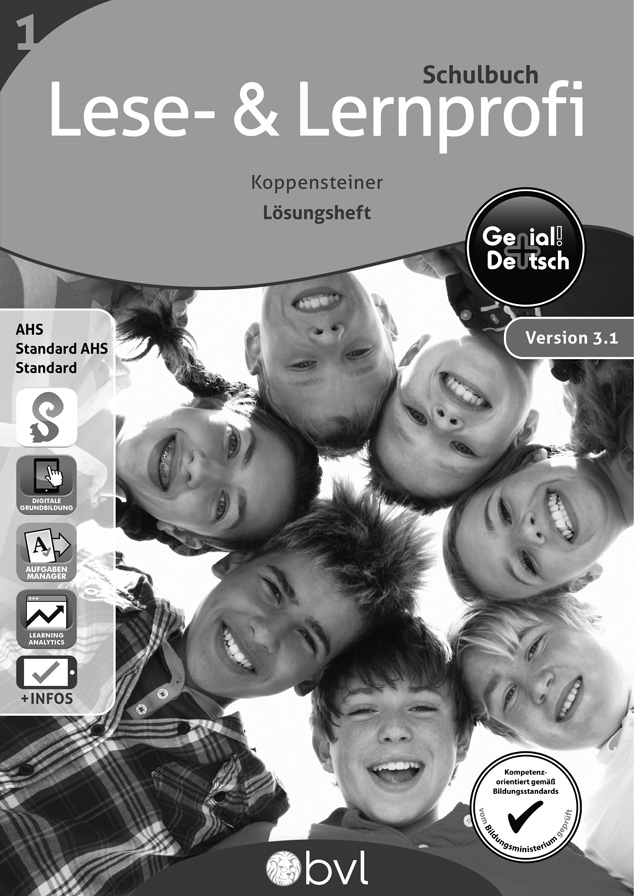 Genial! Deutsch 1 - Lese- und Lernprofi IKT - Version 3.1: Schulbuch - Lösungen
