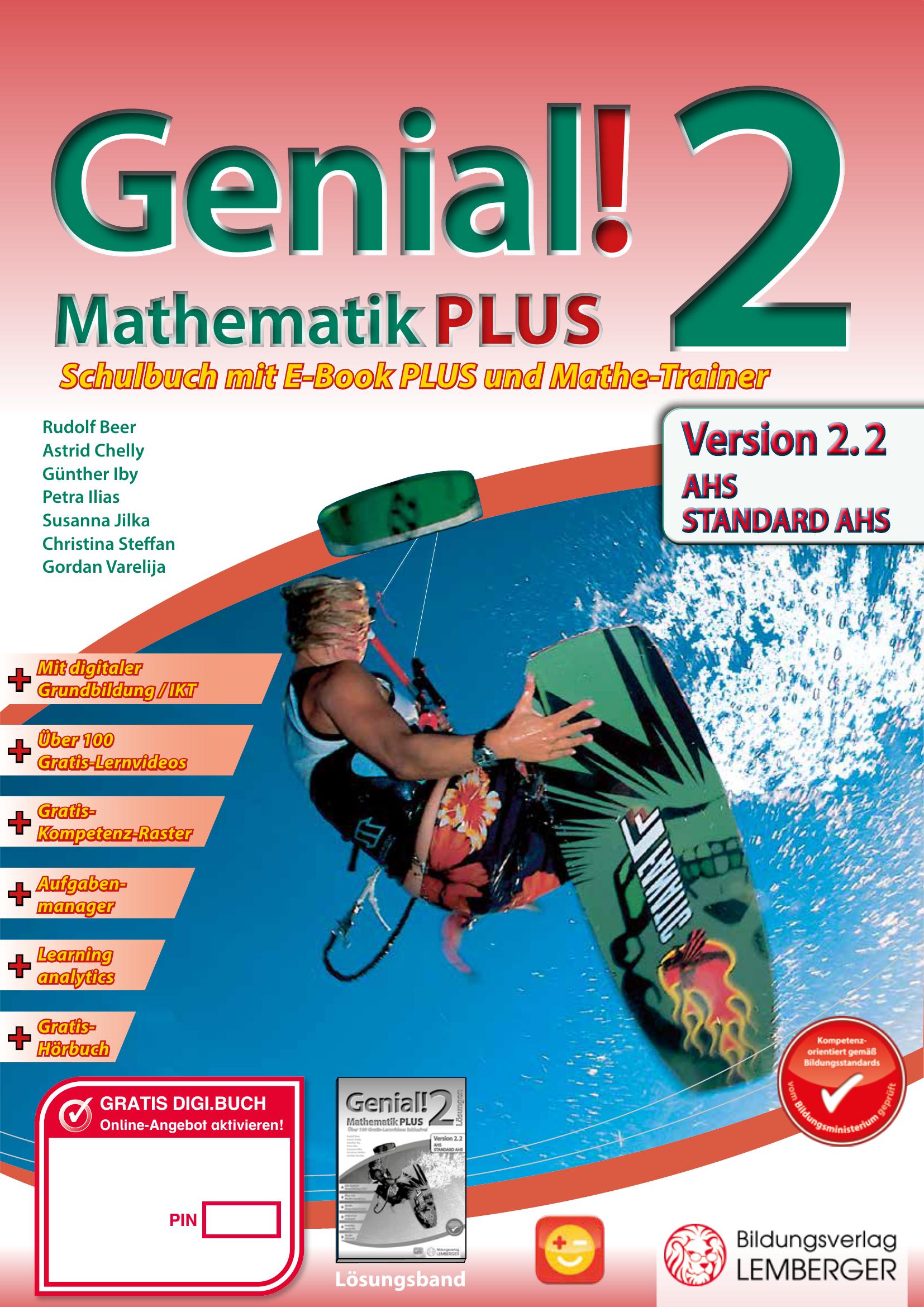 Genial! Mathematik PLUS 2 IKT v2.2 PLUS-Lizenz mit Genial! Mathe-Trainer