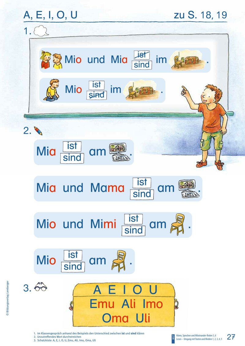 ABC der Tiere 1 – Schulbuch: Lesen in Silben – Arbeitsheft – Teil A LP‘23 v1.1