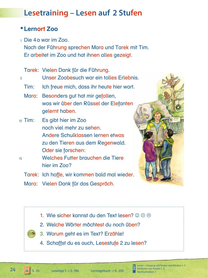 ABC der Tiere 4 - Lesebuch - Kompaktausgabe