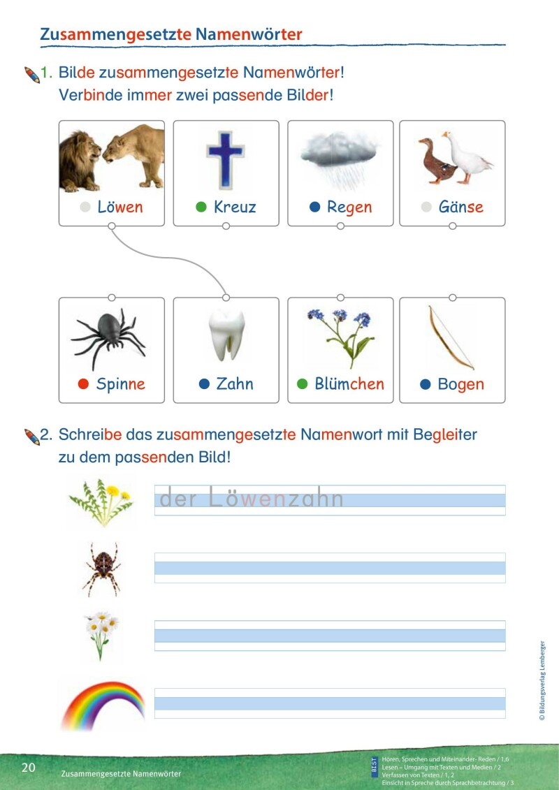ABC der Tiere 2 - Schulbuch Kompaktausgabe: Spracharbeitsheft B (2. Semester)