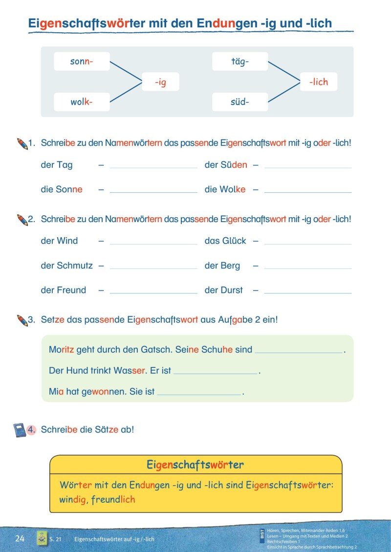 ABC der Tiere 3 - Schulbuch Kompaktausgabe: Spracharbeitsheft A (1. Semester)