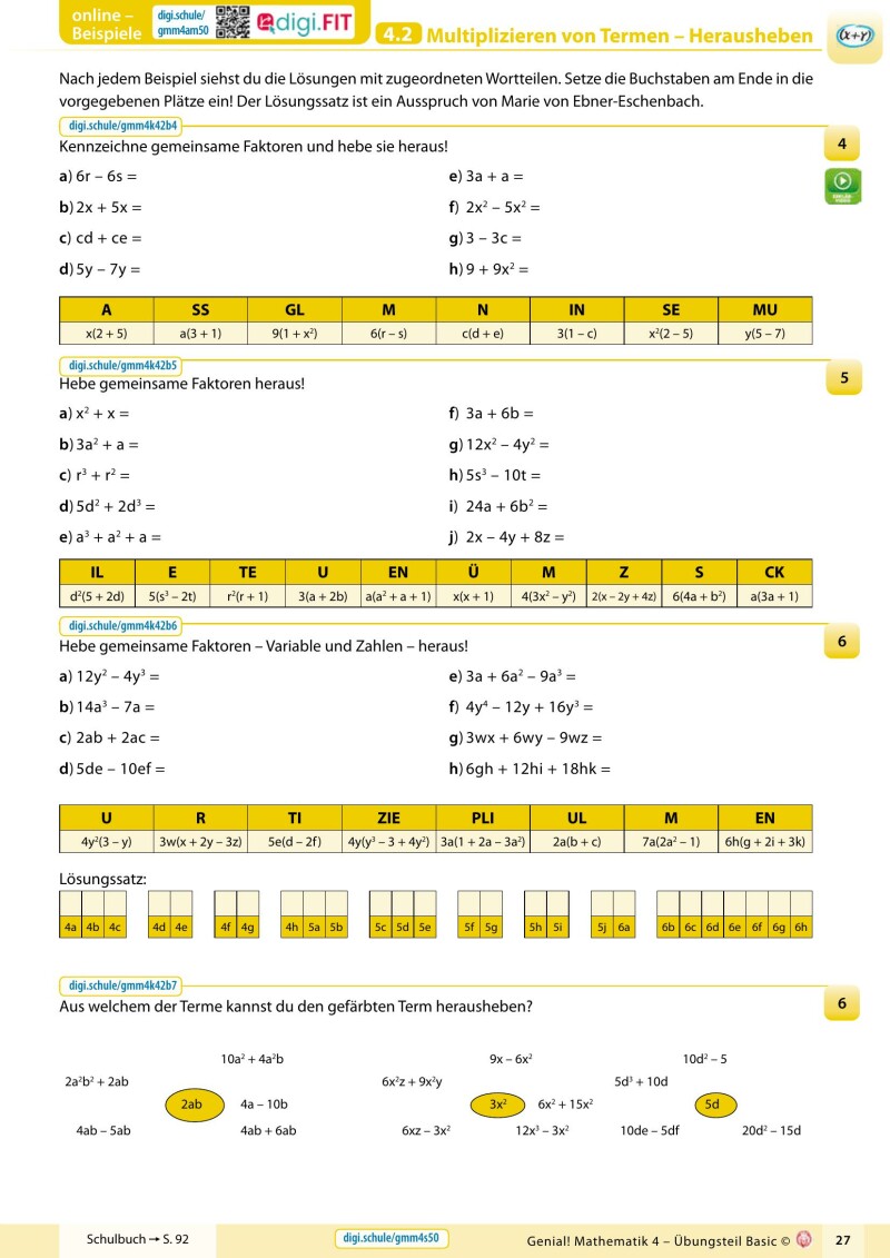 Genial! Mathematik 4 – Übungsteil IKT LP‘23 v1.1: Basic Edition