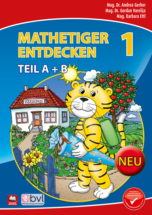 Mathetiger 1 - Schulbuch (SET, 2-teilig)
